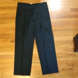 Glan Oaks Trouser Collection Men's Dark Navy Blue Dress Pants 36" X  30"